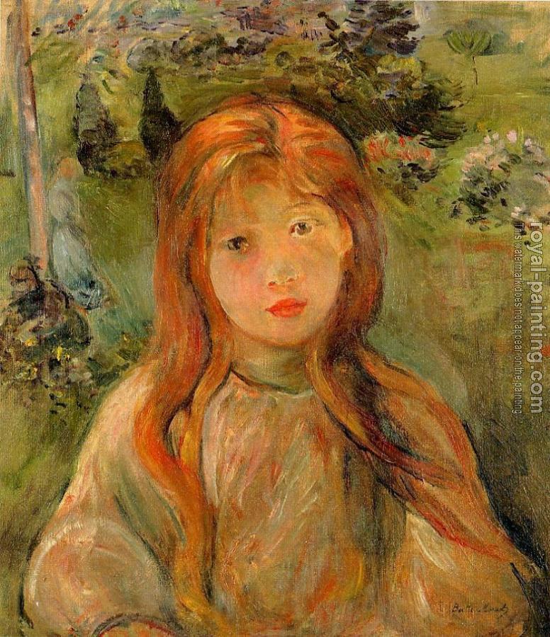 Berthe Morisot : Little Girl at Mesnil